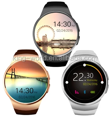 

Wholesale Kingwear 2G KW18 Smart watch Phone, touch screen pedometer sports watch, smart strong gift OEM/ODM watch