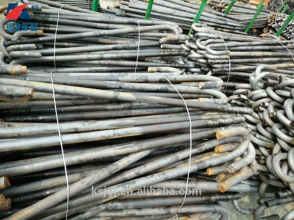 
Plain I type foundation bolt and hook anchor bolt 