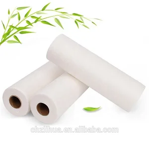 Image of Bamboo Fabric Wholesale Washable Bamboo Wipes 100% Reusable Kitchen Bamboo Paper Towel Roll