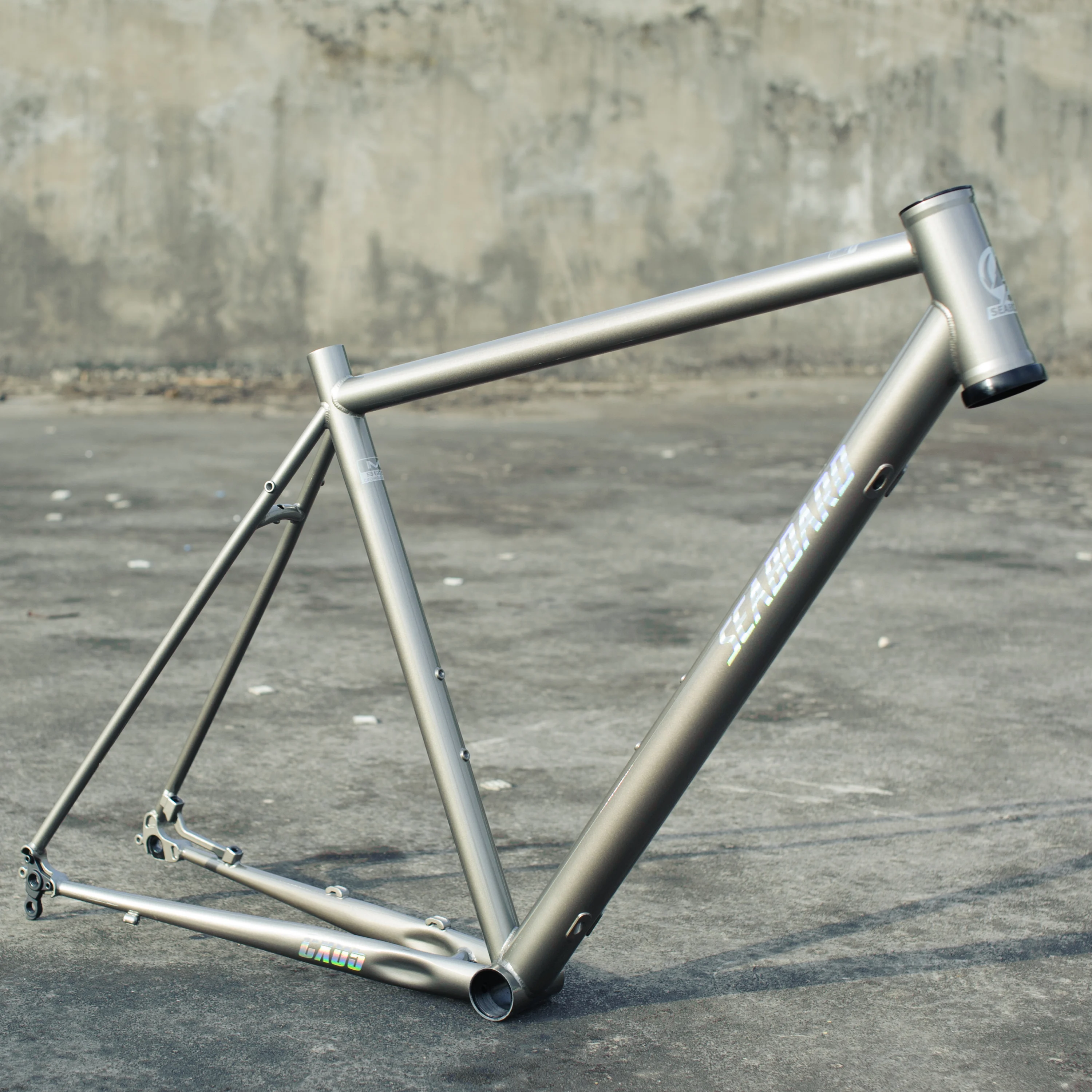 

700C 650B lightweight OEM custom CR-MO chromoly tube steel post mount 160mm disc gravel bike bicycle frame