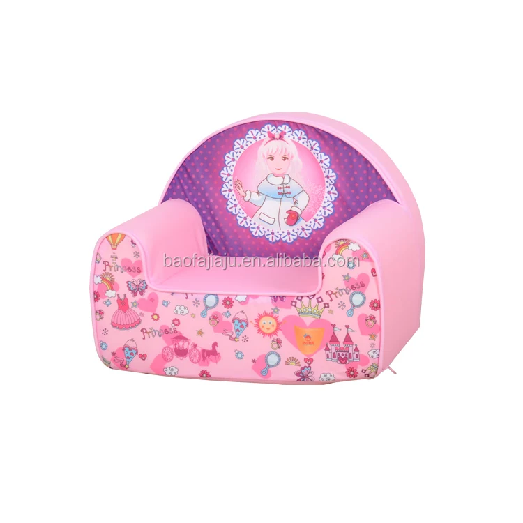 Soft princess warm kid chair full foam children's sofa mini kids furniture