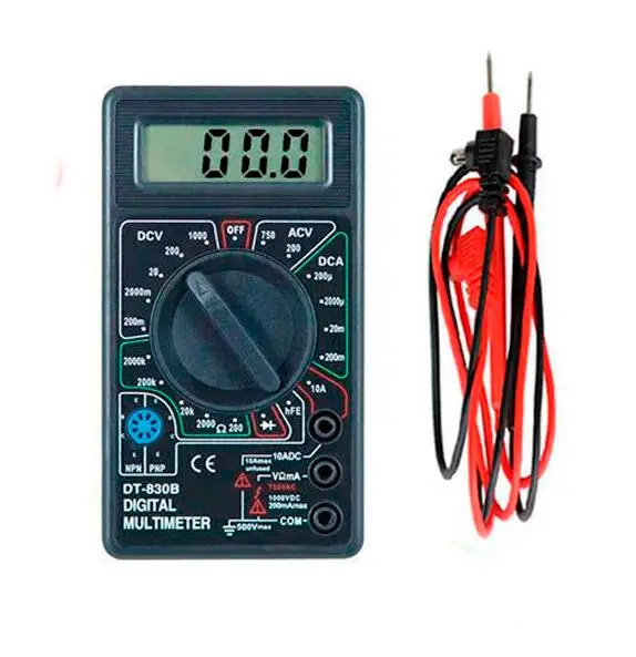 Digital Multimeter DT-830B LCD Voltmeter Amp Meter ohmi/ómetro Volt AC DC Tester Instrument Tool