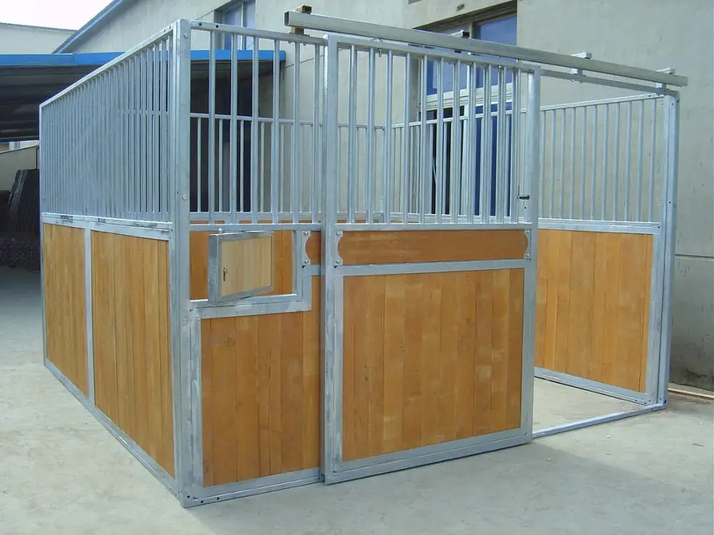 
standard horse stable panel with sliding door 