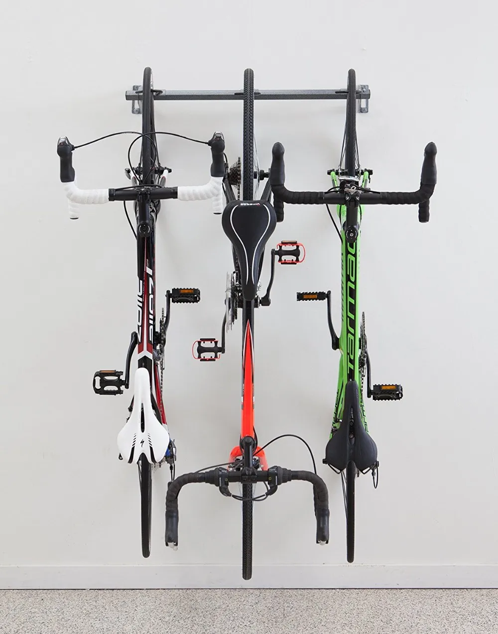 2-3 Store Easy Adjustable Metal Display Hanger Cycling Bar Wall Mounted ...
