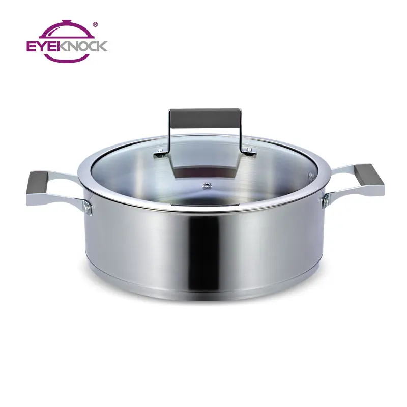 

Hot sale zinc alloy handle stainless steel hotpot