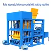 4-25 automatic hydraulic concrete sand lime hollow block and brick press moulding making machine