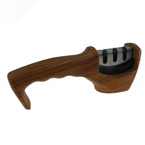 Image of Nuoten kitchen knife grinder wood knife sharpener for a knife