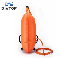 

Swimming Training Aid 28L Dry Bag Waterproof Inflatable PVC Buoy Swim custom logo dry bag safe swim buoy