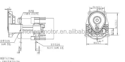 High speed ac universal motor for high pressure washer, View pressure