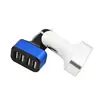 MIUSB 6ft Tangle-Free PVC Micro USB Cable kit for Android 4 USB Ports Car Charger