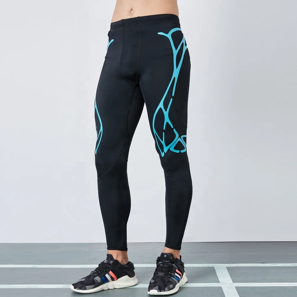 

pro compression pant men running sport tight pant strong elastic quick dry training fitness long pant