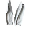 Eight side seal gusseted pouch quad seal square flat bottom box pouch with zipper and degassing valve for coffee packaging bag