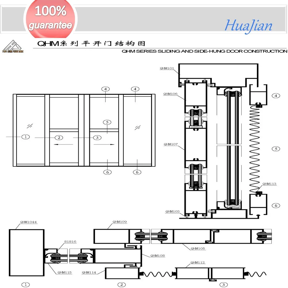 Sliding Side-hung Casement Door Aluminium Alloy Extrusion Profile - Buy 