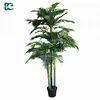 three trunks plastic cheap artificial real touch leaves palm tree large bonsai tree