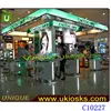 2014 Emperor mall cosmetic kiosk retail store fixture for cosmetic cosmetic display kiosk