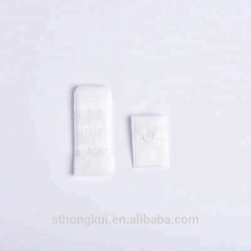 
China manufacturer elastic bra extender/polyester hook and eye three rows of one hooks 