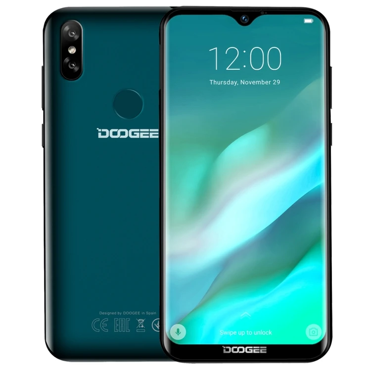 

Stock wholesale DOOGEE Y8 3GB RAM 16GB ROM Water-drop Screen Android 9.0 MTK6739 Quad Core smartphone mobile phones 4g, Gold