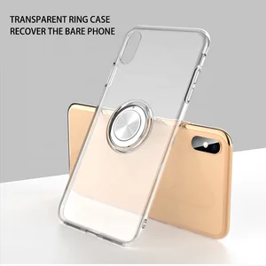 iPhone X XR XS Max Shockproof Case Integrated Finger Ring