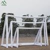 directly inflatable portable folding indoor or outdoor popular white football soccer goal with net customized