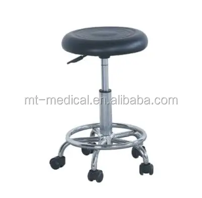 Hospital Device Height Adjustable Stool Stainless Steel Chair