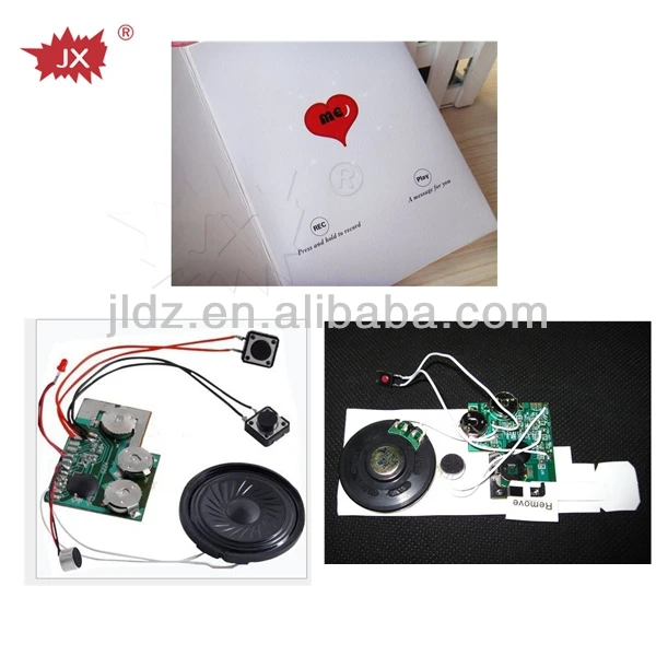 Voice Recording Musical Greeting Card Circuits For Greeting Card And