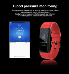 ID115 Plus Smart Wristband Screen Heart Rate Monitor