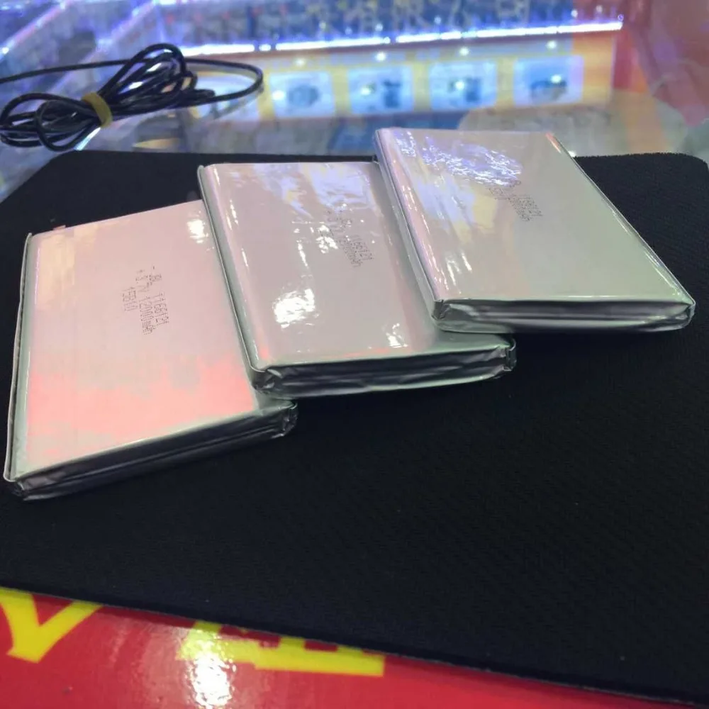 
customization High capacity lithium polymer 1166121 3.7v 12000mAh li-polymer battery 