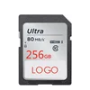 factory price OEM logo SD memory sd card 256gb 128 gb 64gb 32gb 16gb for mobile phone car GPS camera