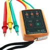 3 Phase Sequence Rotation Indicator Tester 60~600V Checker Meter LED Alarm