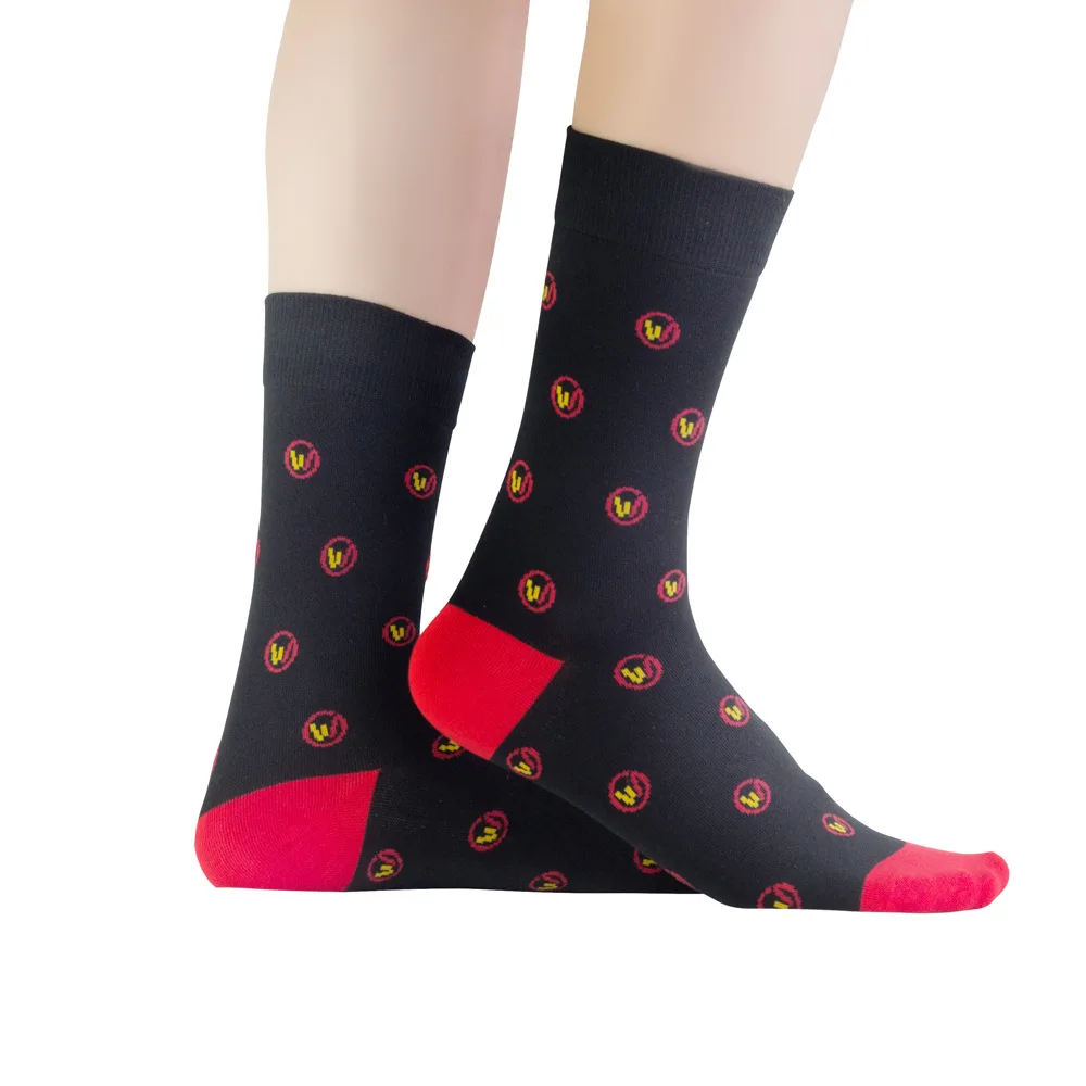 Floor Japanese Fashion Card Wholesale Crew Socks Custom Tube Taobao Socks