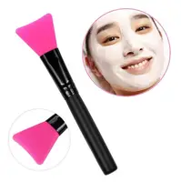 

Wholesale Face Wooden Handle Silicone Applicator Brush Cosmetic DIY Custom Facial Face Mask Brush