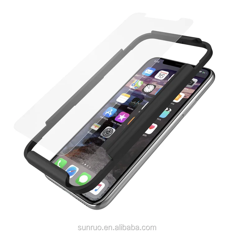 Easy Installation With Applicator 2.5d Clear Tempered Glass Screen