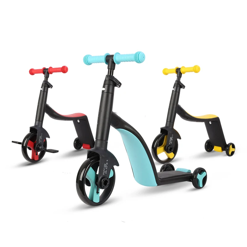 

Wholesale Foldable Extra-Wide Deck Kids Scooter 3 In 1, Red;yellow;blue