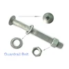 Hot Dip Galvanized Grade 307A Round Head Oval Neck guardrail splice bolt and nut