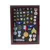 Collector Medal/Lapel Pin Display Case Holder Cabinet Shadow box