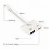 New 8pin to USB 3 Camera Adapter Data Sync Charge Cable Micro Connect kits For iPhone 6 7 8 X For iPad Series