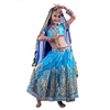 RT276 Wuchieal 4-piece Set Kids Bollywood Dance Costumes for Performance