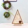 2019 New Merry Xmas Gift Table Decor LED Lighting Triangle LED Desk Tree Lamp Home Decor Table Standing