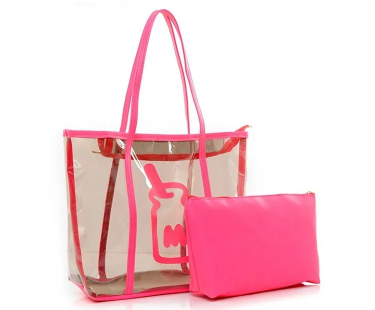 Fashion Young S Transpa Pvc Beach Bag Clear Handbag Fashion Young S Transpa Pvc