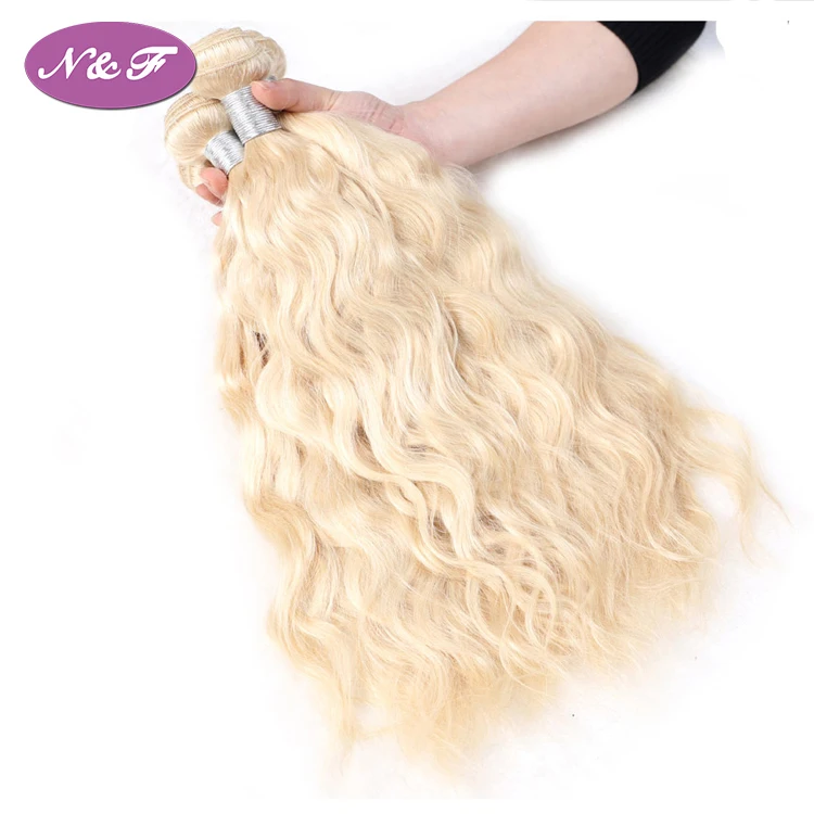

YF 613 Blonde Brazilian Water Wave Bundles Natural Hair Extensions Remy Human Hair Weave Weft, N/a