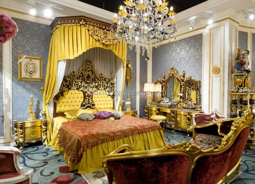 Eropa Luxury Golden 3d Desain  Interior  Tangga Dan  Pintu 