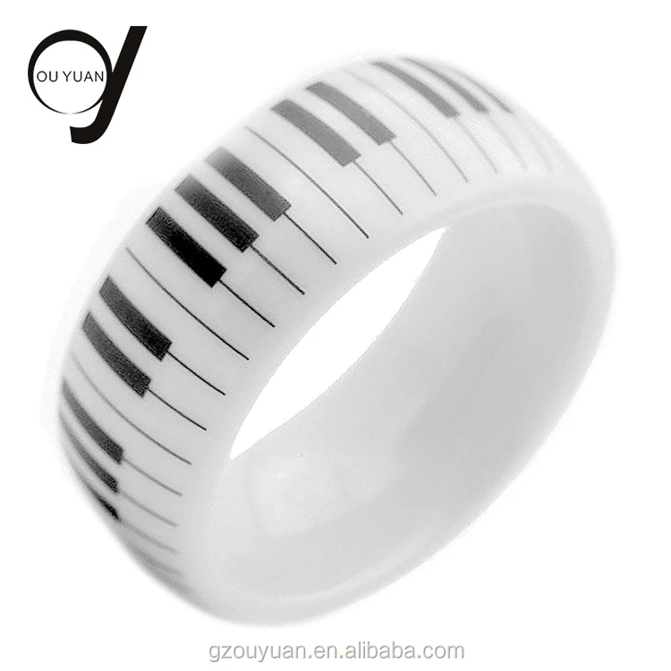 Tungsten Ceramic Ring Ceramic Jewelry Anillos Piezo Ceramic Ring