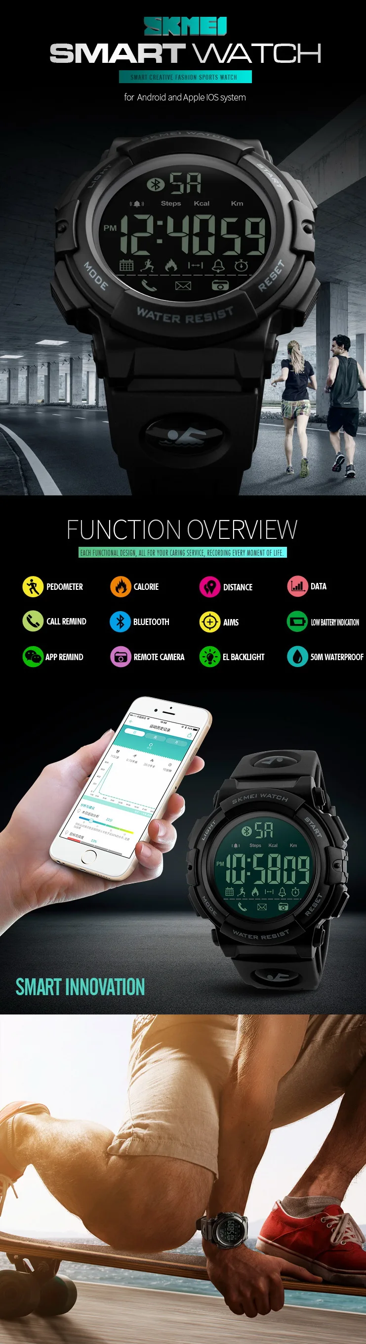 Latest 1303 Ce Rohs Smart Watch Manual Oem D8 Pedometer Bracelet Reloj