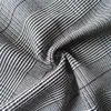 Factory price houndstooth check poly viscose fabric coat pant men suit