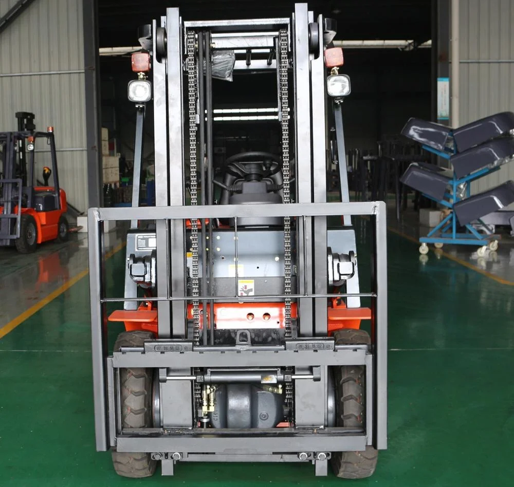 
2 ton RC Diesel Forklift 3 Meter Mast CPCD20 Small Fork Lift Truck Xinchai C490 Engine 
