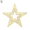 Vision decor 220 voltage 3d led hanging star motif decoration and moons stars outdoor lighting