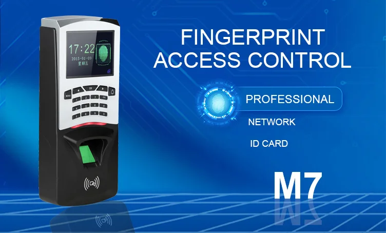 High security rs485 biometric fingerprint access control machine price with alarm function