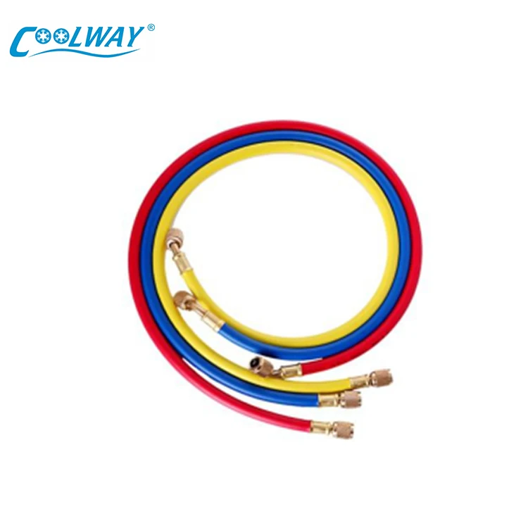 Hot Sale Customized Three Colors Refrigerant Charging Hose for Refrigeration Parts and Air Conditioner Parts with Good Quality