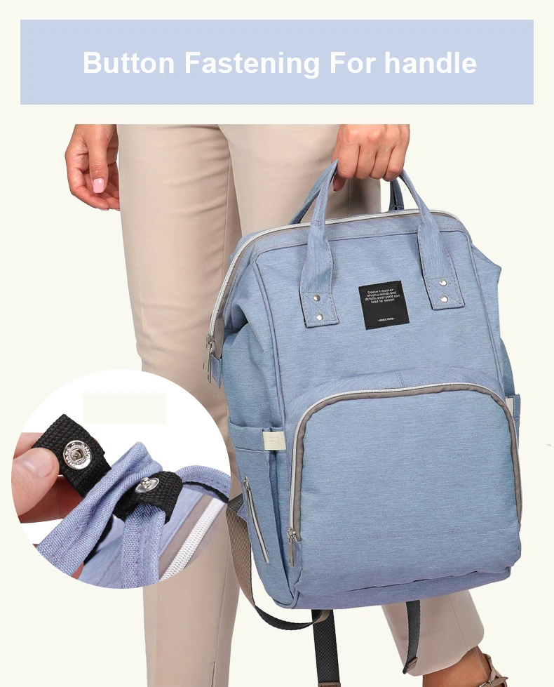 Wholesale customized waterproof mummy backpack baby diaper bag