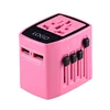 Customized Safety Widely Compatible multiple power plug 6A Powerful Travel Adapter USB Charger for UK USA AUS Australia